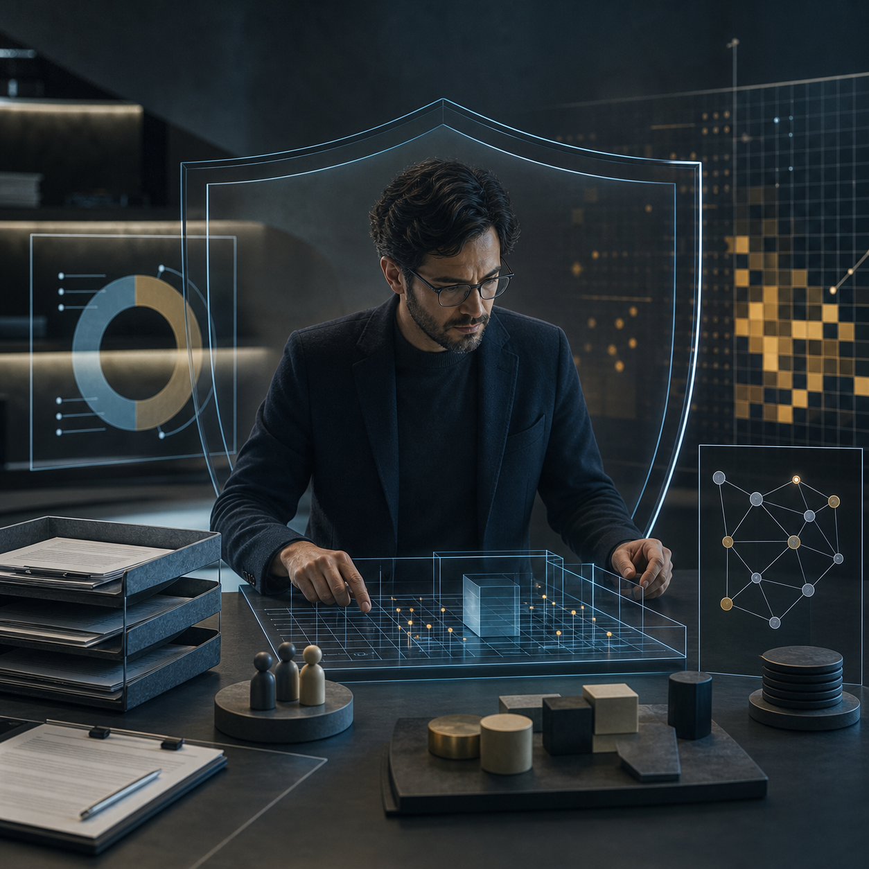 A governance practitioner reviewing secure and responsible AI system boundaries
